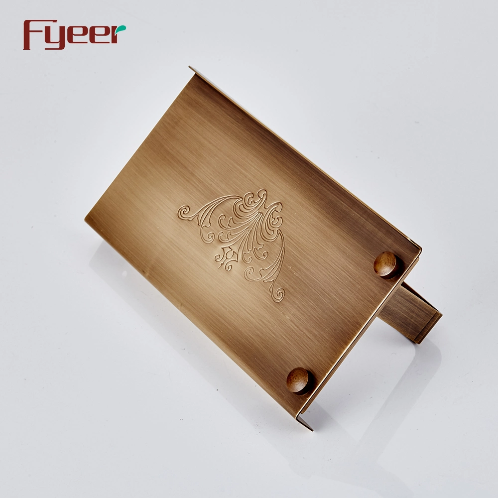 Fyeer Stainless Steel Antique Toilet Roll Holder