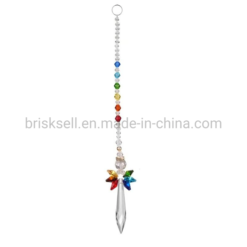 La pendaison avec des tranches d'Agate Crystal Sun Catcher pour la décoration pendentif cristal