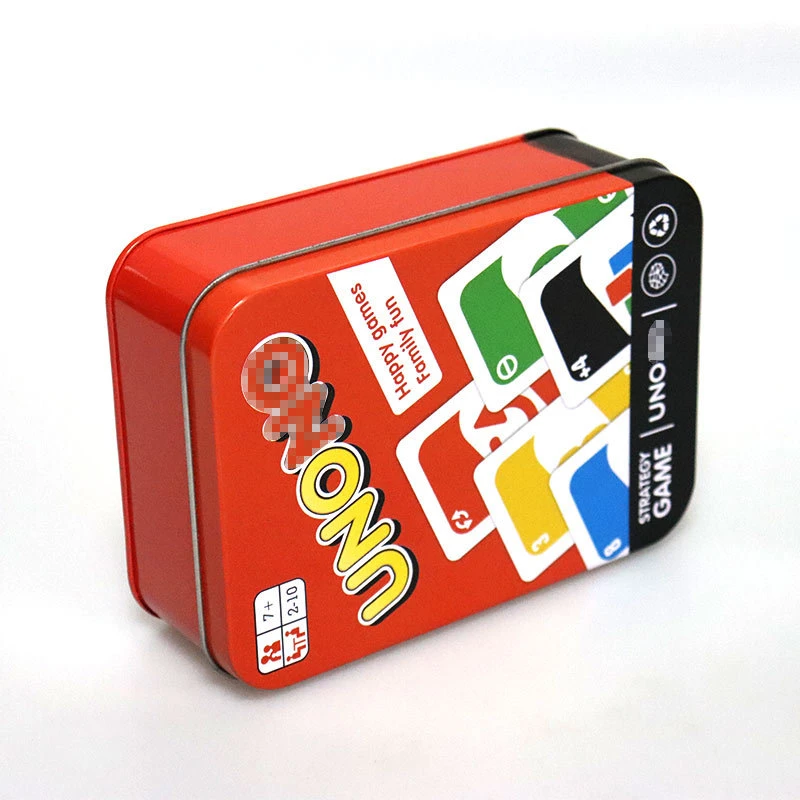 Custom Personalized Rectangular Business Game Card Packaging Tin Box for Playing Card