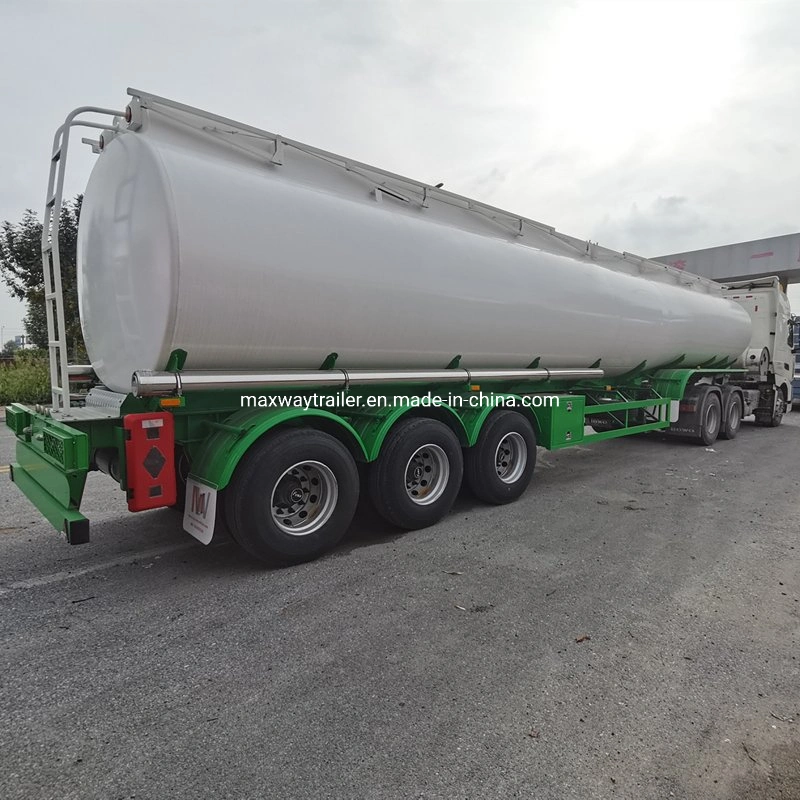 South Africa Standard Aluminum Material Petroleum Tanker Trailer 42m3 45m3 Capacity