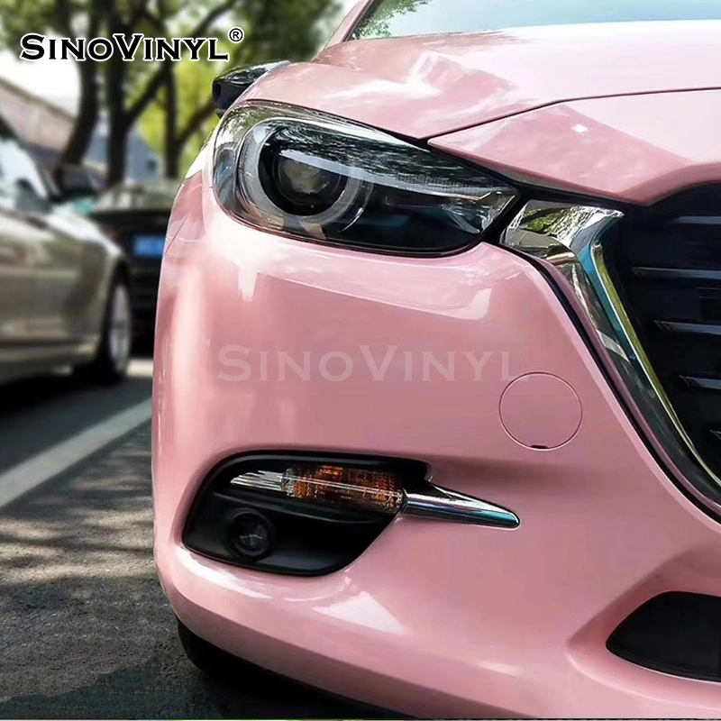 Super brillante de alta calidad de Apple coches verdes de vinilo envolturas