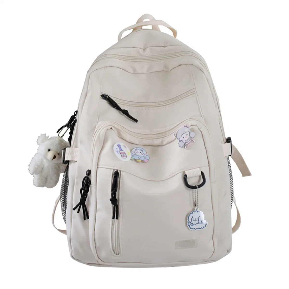 Lindo Mochila estética estudiante medio escolar las niñas adolescentes Bookbags Mochila Mochila escolar