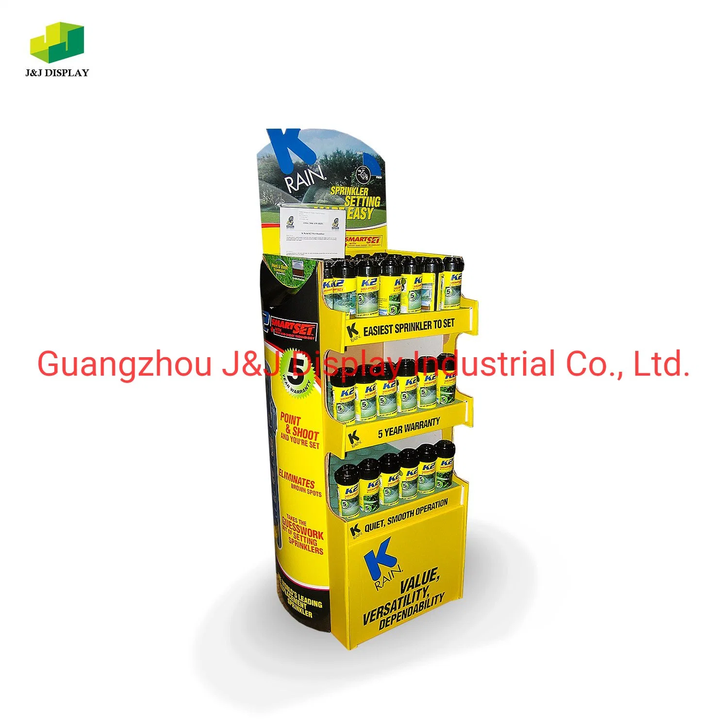 Free Standing Advertising Display Carton Promotion Display Shelf for Marketing Promotion