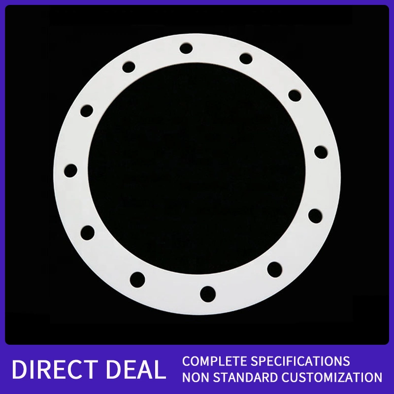 Custom Wholesale/Supplier White Sealing Ring Plastic PE Seal Gasket Rubber Flat PTFE Flange Gasket Nylon PP Gasket