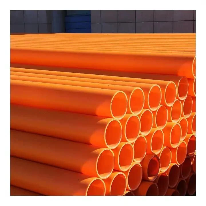 Orange Underground Cable Protection Conduit with Sn24-Sn40 Ring Stiffness