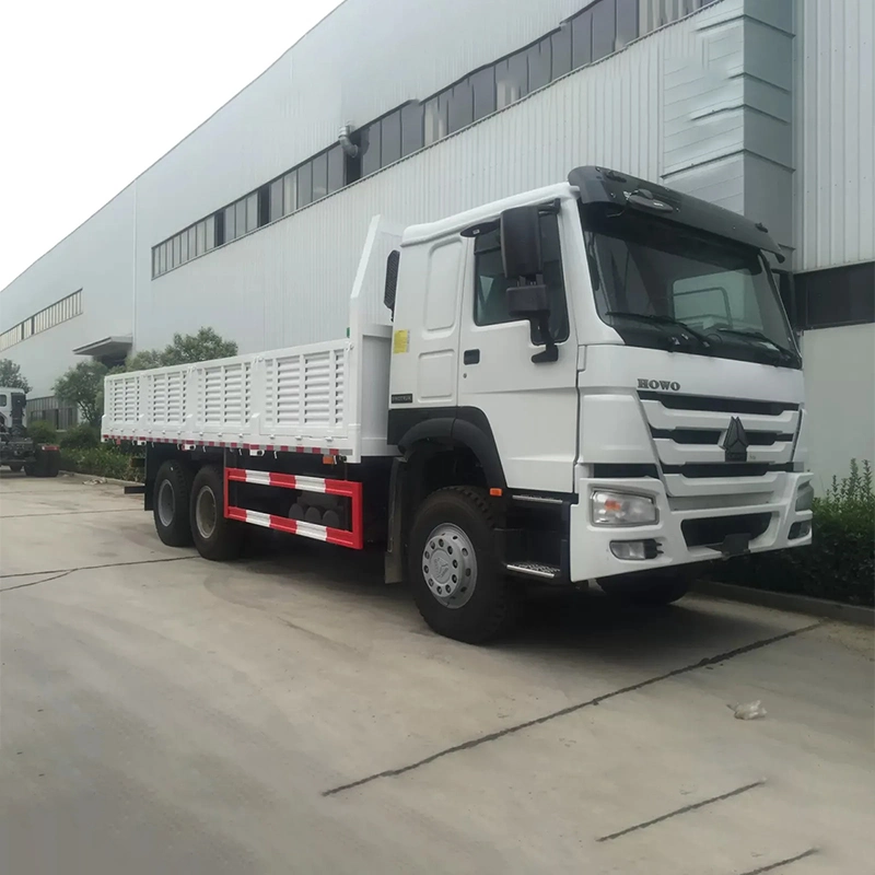 Sinotruk HOWO nueva 6X4 10 Wheeler plana de 30t camiones de carga con la pared lateral