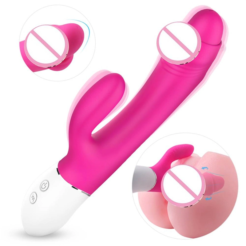 Le silicone G Spot Clitoris vibrateur vibrateur de lapin pour les femmes