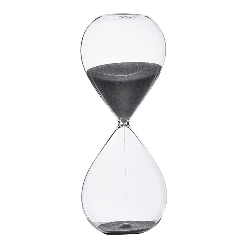 High Borosilicate Decorative Promotional Gift Table Clock Hourglass Sand Timer with Different Size