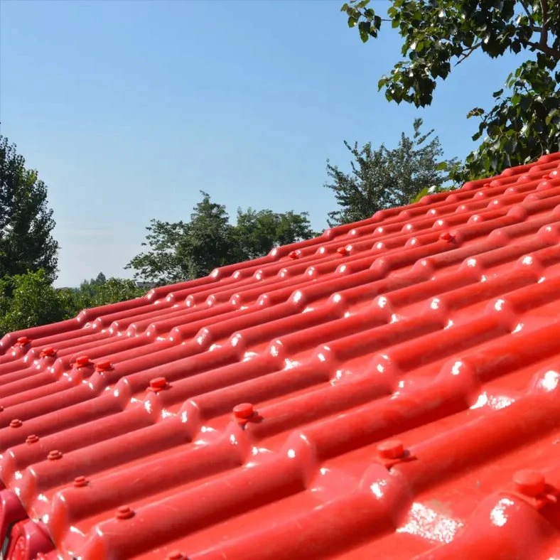 Synthetic Resin Spanish Style ASA PVC Plastic Roof Sheet Roofing Tiles in Turkey