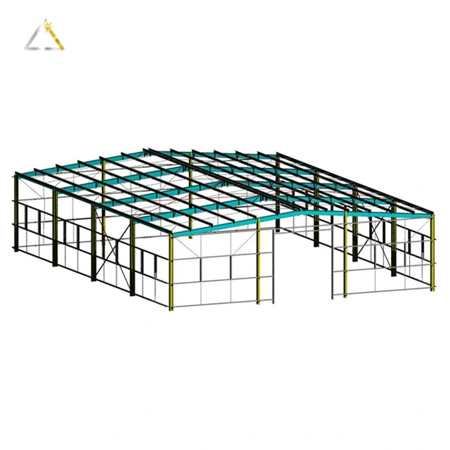 Промышленное строительство Q355 оцинкованных семинар структуры Q235 металлические сегменте панельного домостроения в стальной каркас для склада