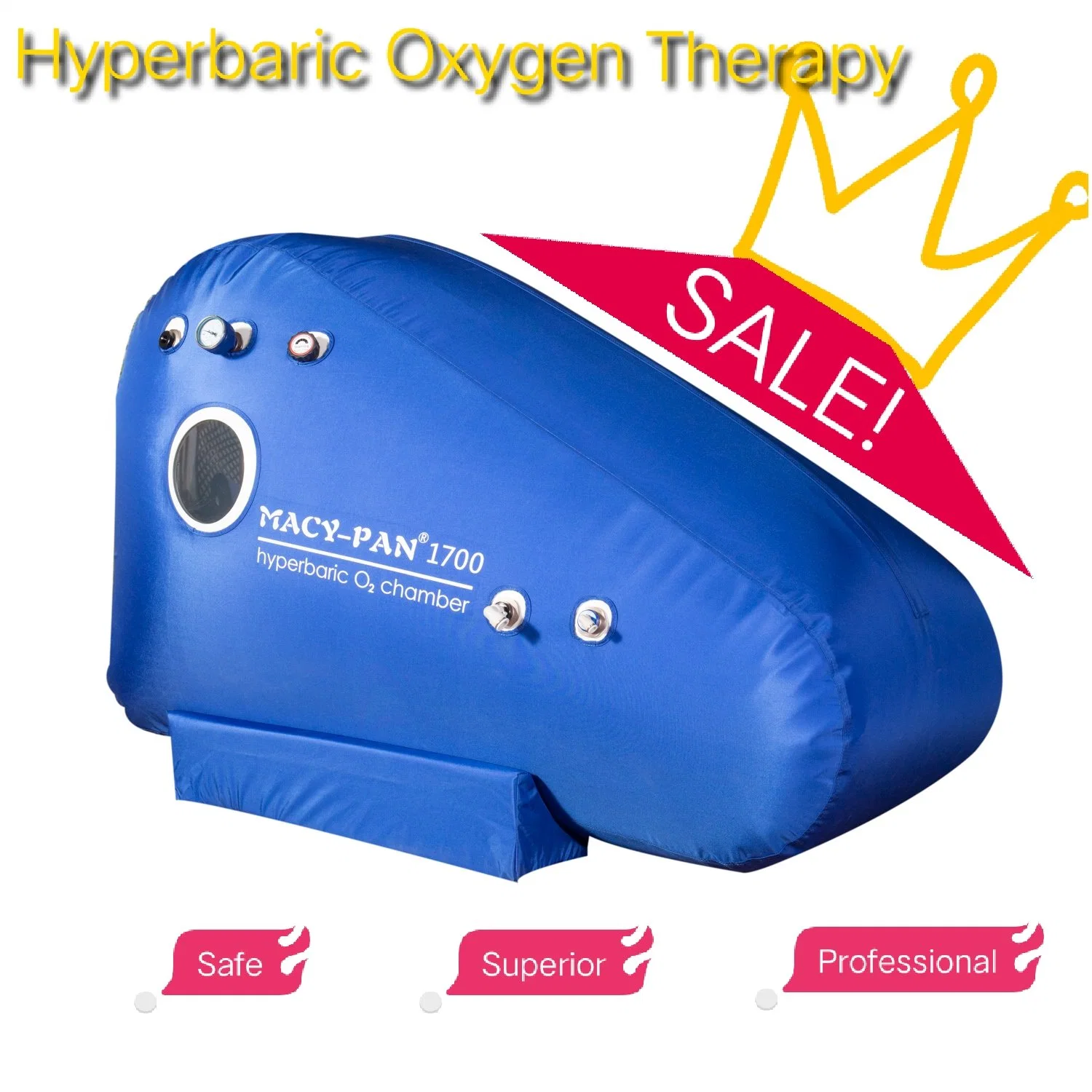 Для дома и медицинских для диабетиков язвы Hbot Hyperbaric кислородного терапии