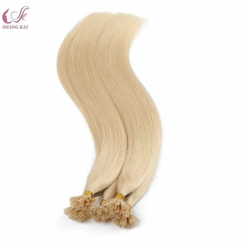 Wholesale/Supplier Factory Price Unprocessed Remy Virgin European U Tip Nail Tip Hair Extension