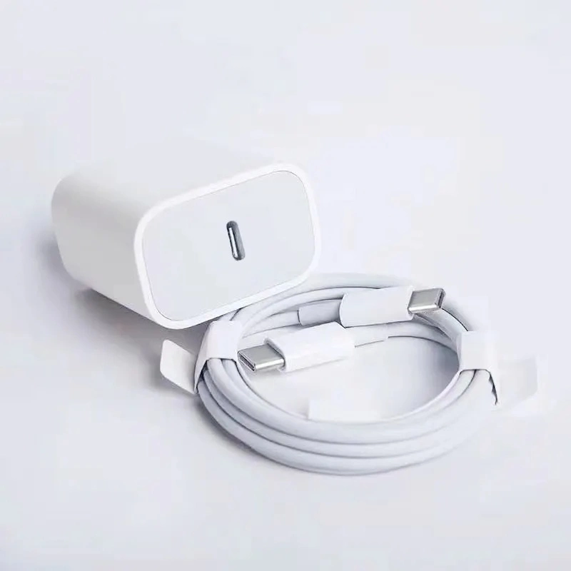 Us Plug USB Type C 20W Pd Wall Charger Type-C 20W USB-C Power Adapter for Phone 15/14/13/12/11 Fast Charger