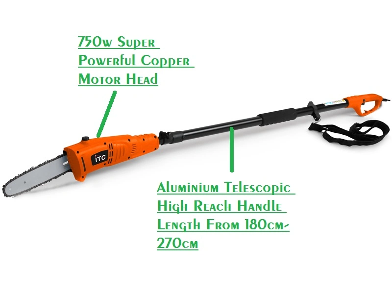 Puissant pôle télescopique électrique la plus longue/tronçonneuse/Lopper-Highest atteindre la puissance des outils de jardin