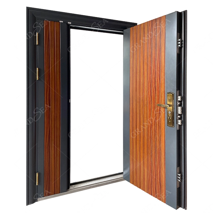 House Use Anti-Theft Interior Modern Strong Metal Exterior Steel Security Front Steel Doors