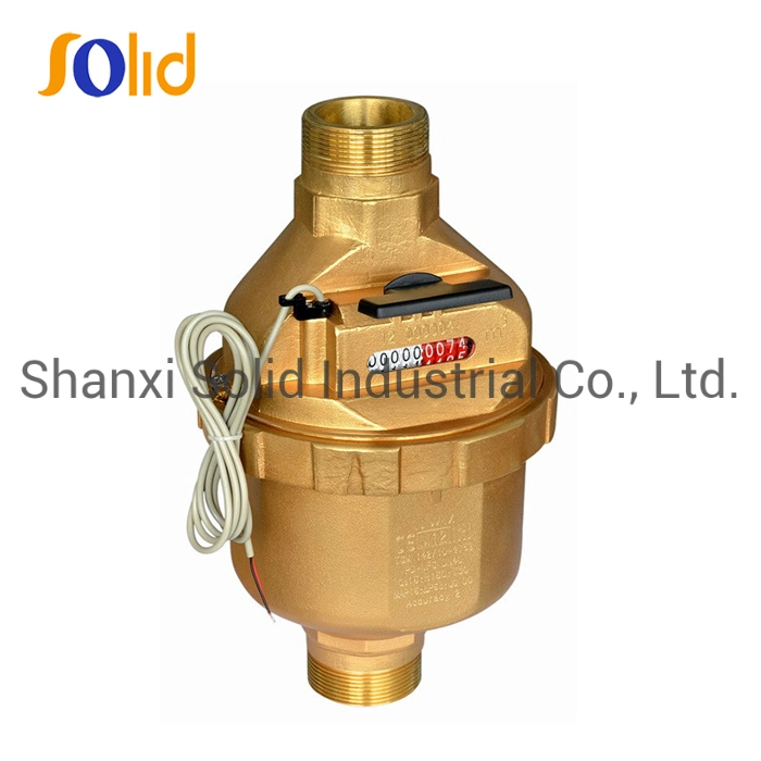 ISO 4064 Class C R160 Brass Body Color Volumetric Type Remote Reading Water Meter