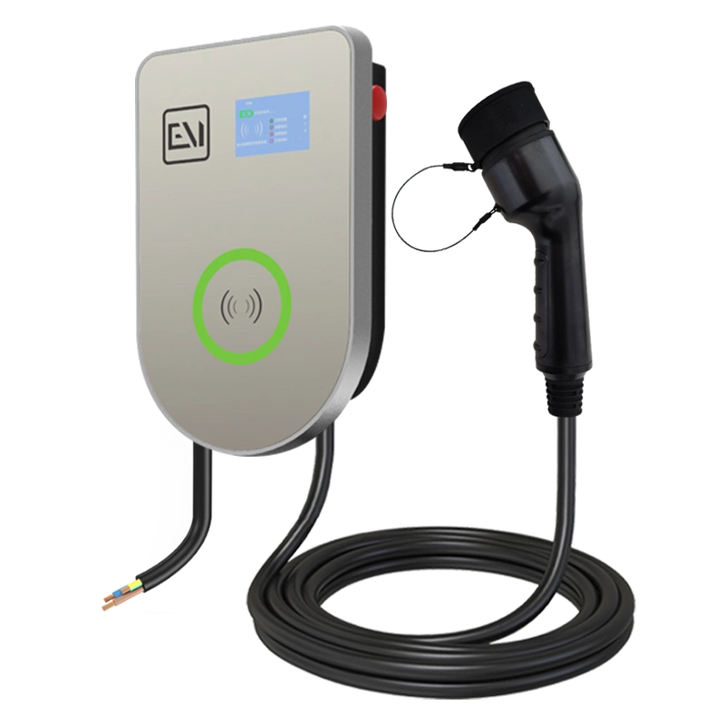 Estación de cargador de moda AC EV 7kw, 11kW, cargador estándar estadounidense Tytpe1 AC EV con certificado UL con pantalla OCCP