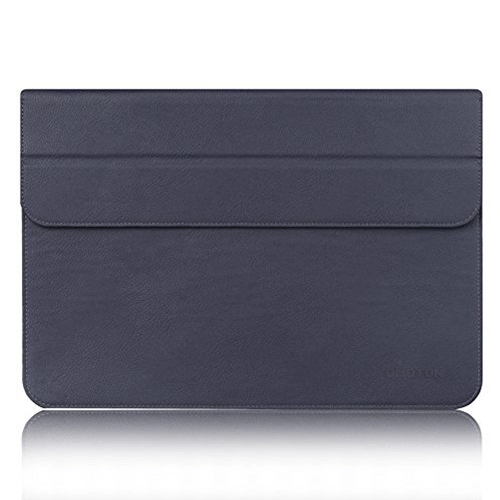 MacBook Bag Case 16" 11" 12" 13" 15" Leather PU Laptop Sleeve Bag Stand Case