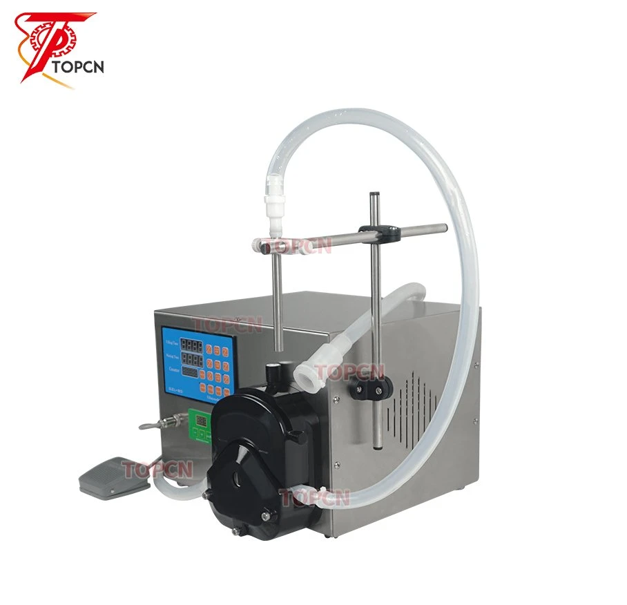 Small Scale Digital Single Head Quantitative 13L Peristaltic Pump Liquid Glue Bottles Filling Machine