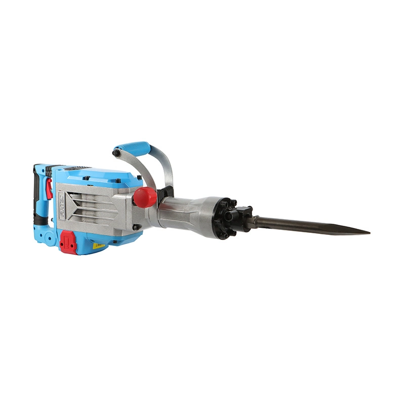 Fixtec 1500W Martillo Demoledor Eléctrico de Alta Resistencia con Broca Hexagonal de 30 mm y Máquina de Taladro de Martillo de 240V con Cincel.