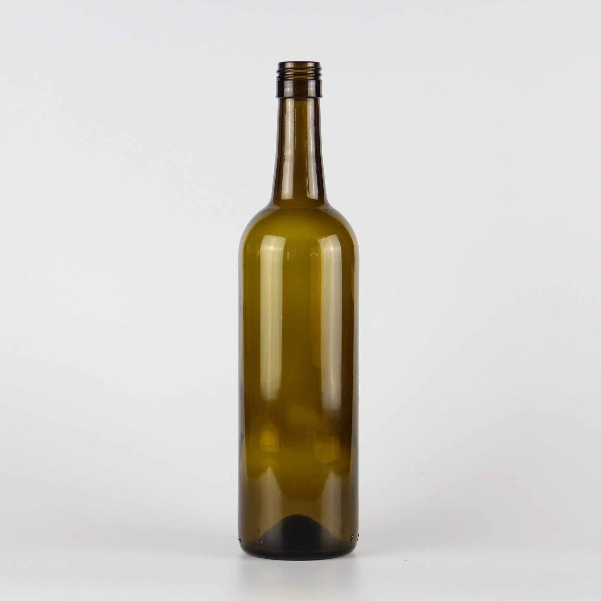 Venda por grosso de 500ml claro vazio de 750ml a 1000ml de vinho de gelo Vermelho Amarelo garrafa de vidro com rolha