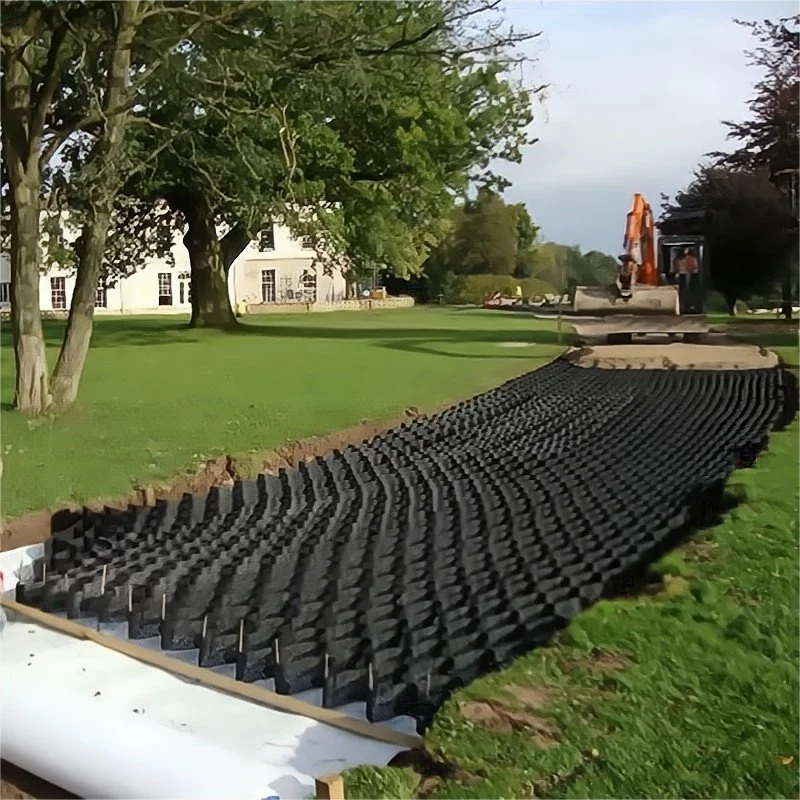 Lámina de plástico Texturizada y Perforada HDPE Geocells para la Protección de la pendiente