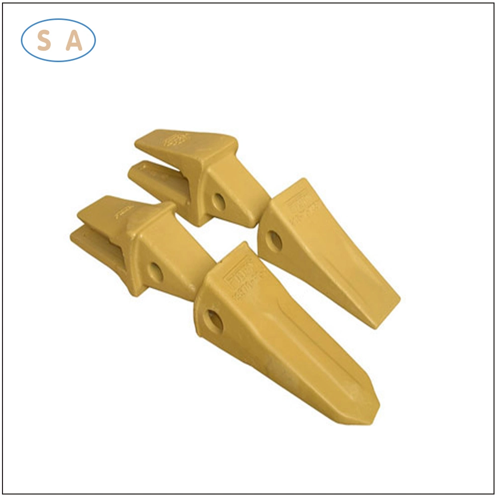 Customized Casting Steel Teeth Parts for Bucket of Forklift