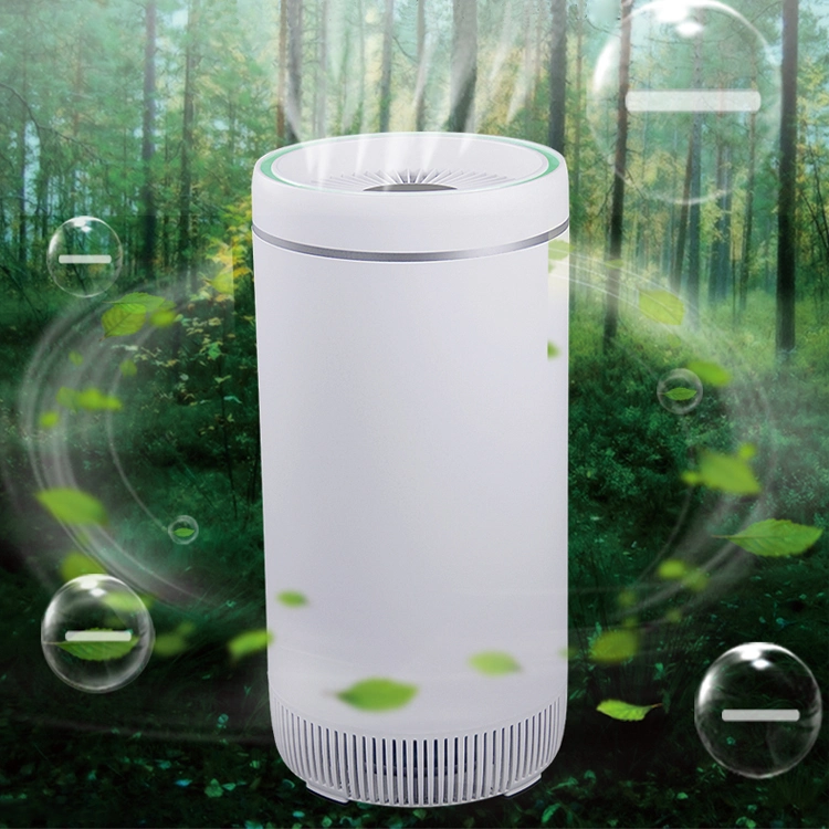 Round Shape Indoor Room True HEPA Filter Air Purifier for Home Air Purification