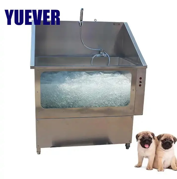 Yuever Medical Steler Steel Dog Grooming Bath Tub Spa الاستحمام منتجات الحيوانات الأليفة