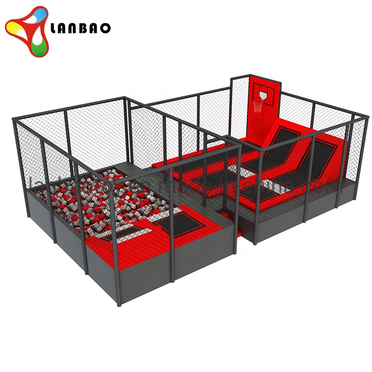 Funny Safety Customized Soft Play Big Jump Professional Bungee Indoor Trampoline Park