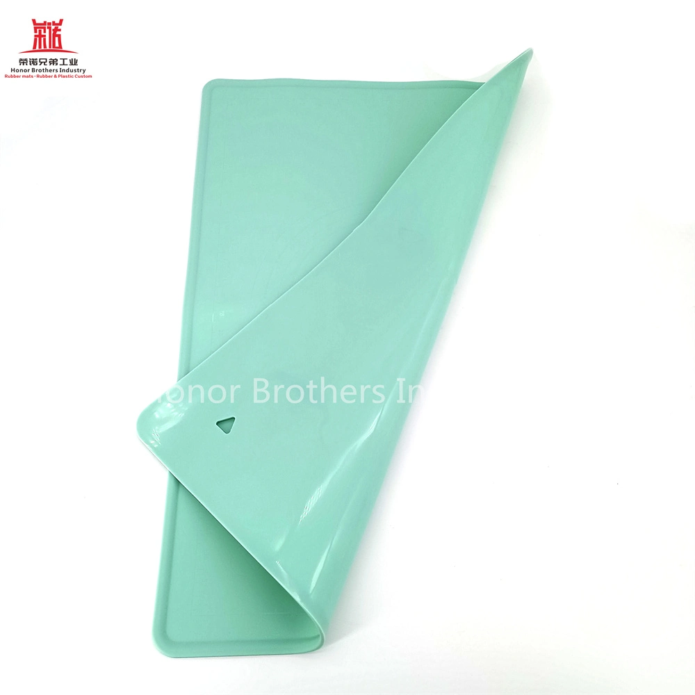 Custom Kitchenware Anti-Slip Chopping Board Kitch Rolling Pad, Light Green