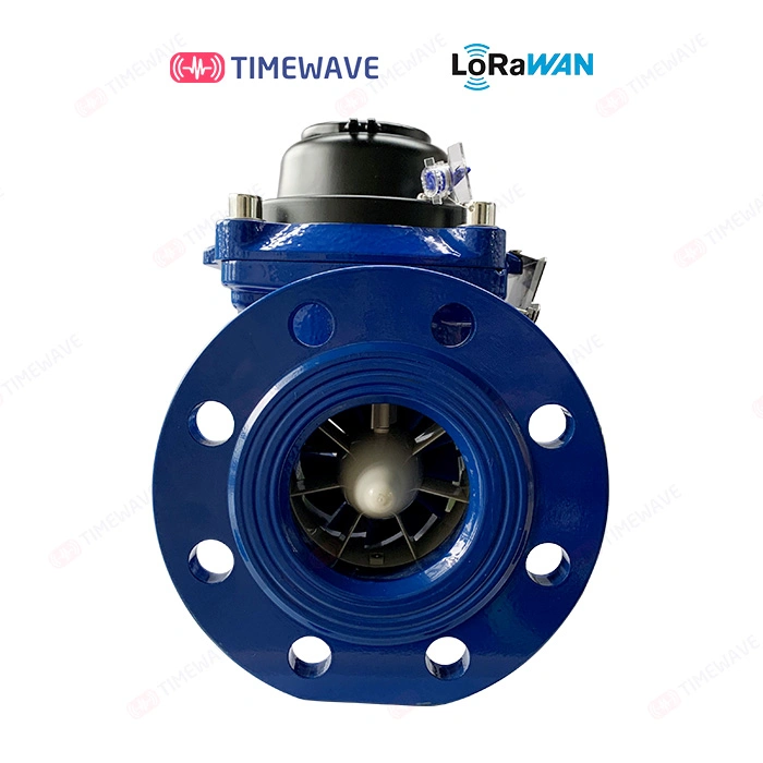 DN65 Lora/Lorawan Smart Large Diameter Cold Water Flow Meter with Prepaid Remote Control and Non-Valve Control, Iron Shell