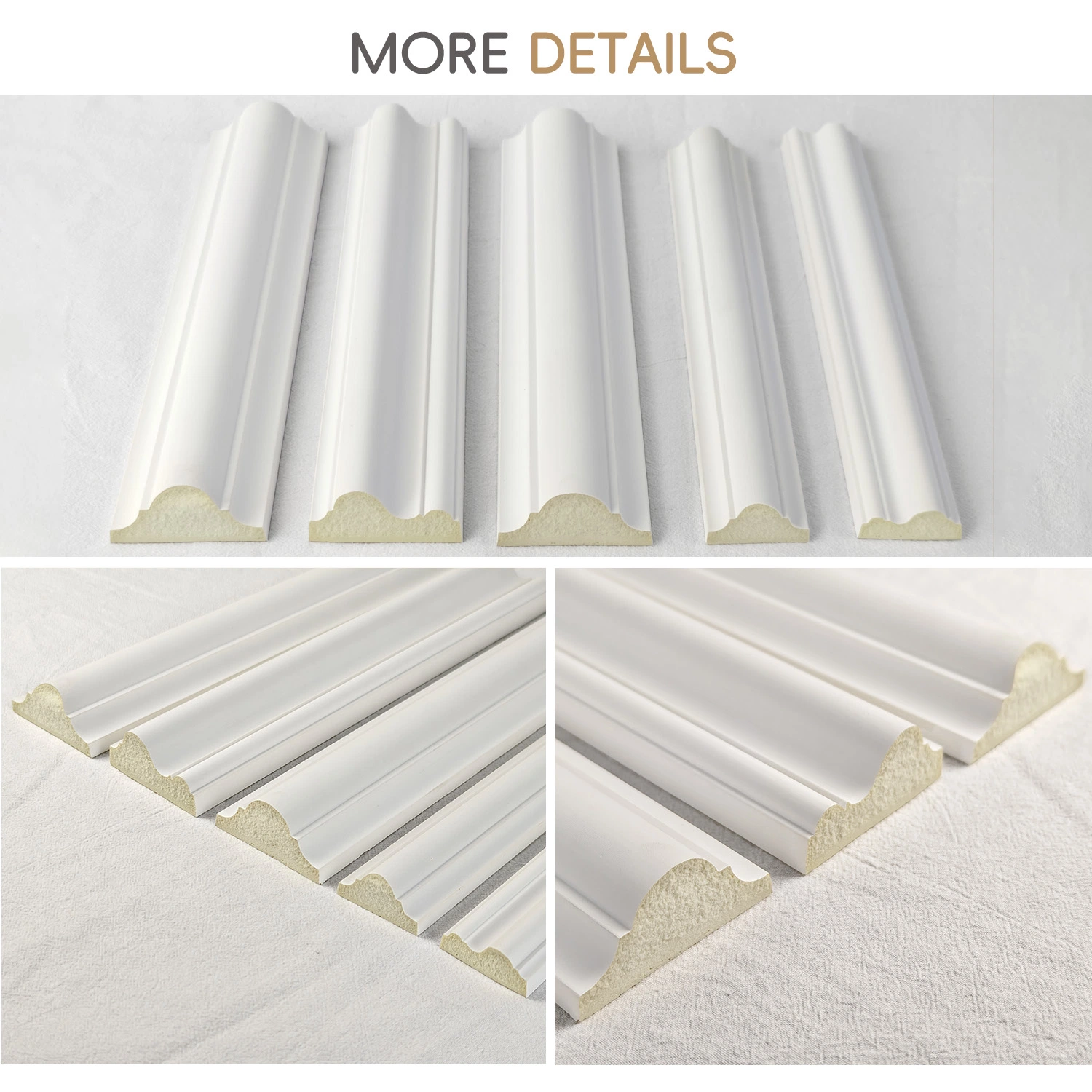 Polyurethane Decorative Carving Moulding Ceiling Cornice Carve Pattern PU Cornice Cornice Moulding Polyurethane