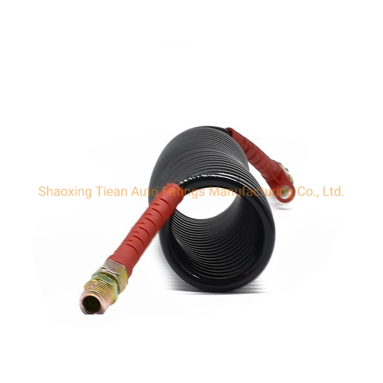 Factory 6mm PU 100% Plastic spiral Air Coil Hose