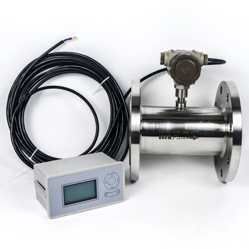 Explosion-Proof Digital Pulse Output Remote Type Diesel Fuel Oil Turbine Flow Meter for Remote Control