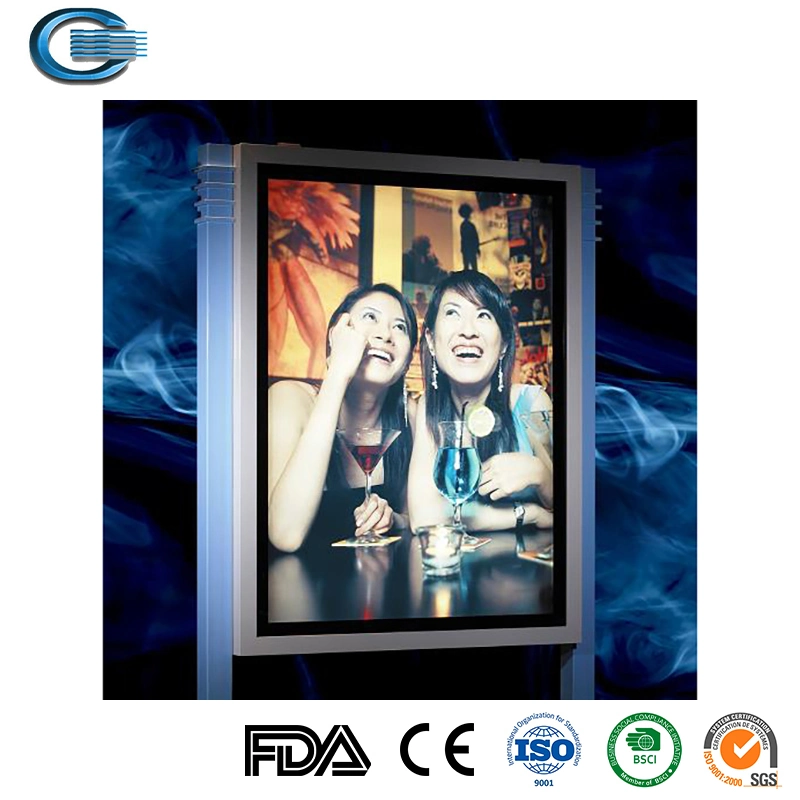 Huasheng Hot Selling Frameless Seg Portable Perimeter LED Lightbox Display for Retail Advertising