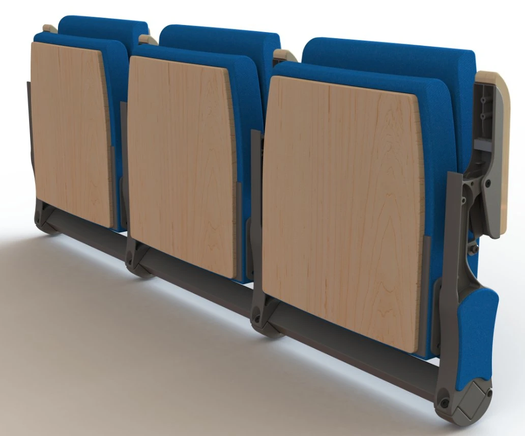 precio de fábrica moderna teatro interior Bleacher Sistema de asientos con espaldas Jy-780