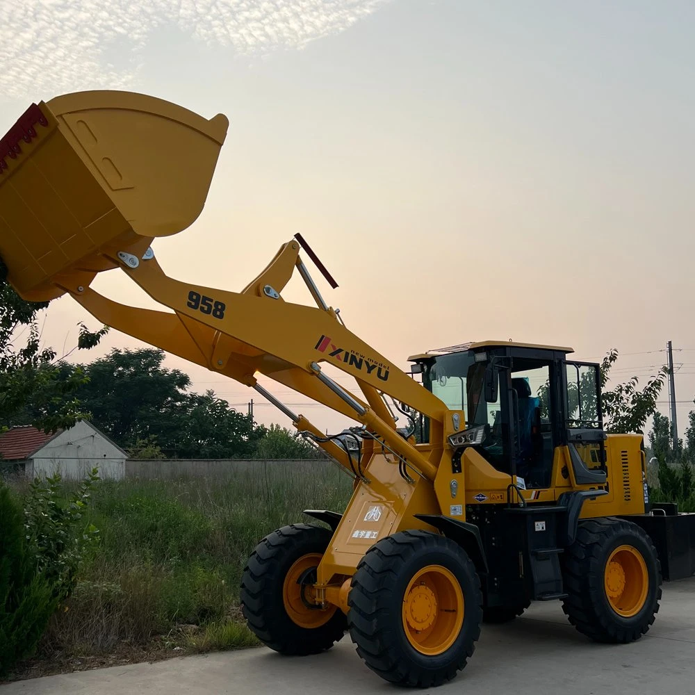 New Full Hydraulic Multifunctional Small Wheel Loader Zl958 ISO