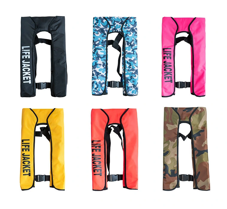 Single Chamber Inflatable Life Jacket Cheap Life Jackets Automatic/Manual Type for Sale