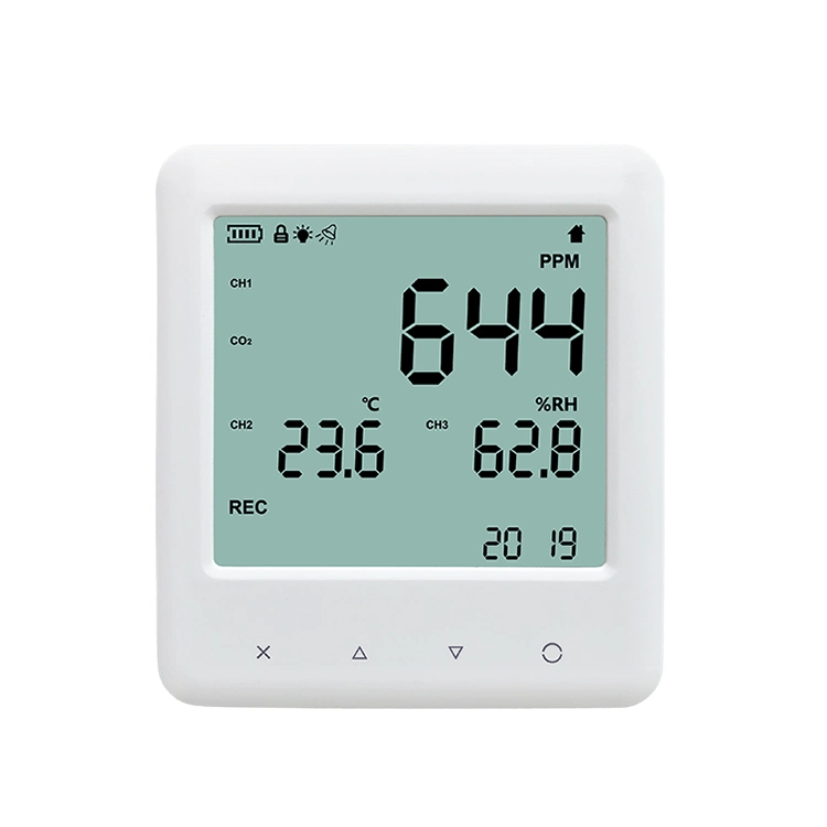 Yowexa Yem-40L Best Selling Thermo Hygrometer CO2 Tester Air Quality Monitor with Data Logger