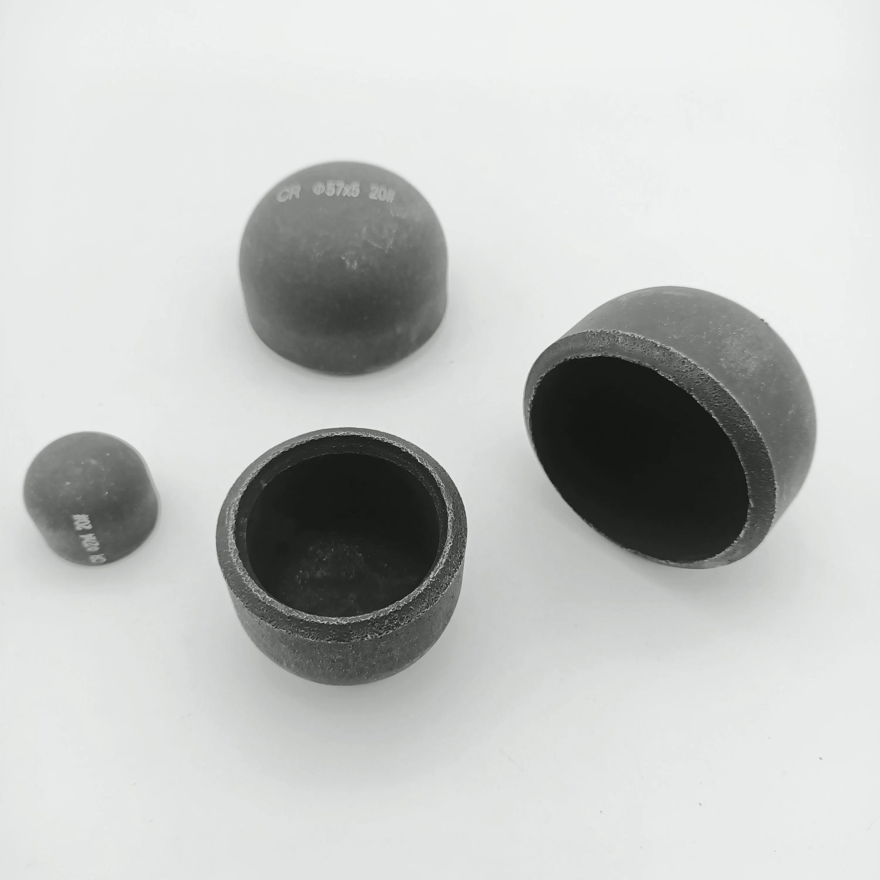 Black Painting Carbon Steel End Cap for Pipe Black Steel Cap