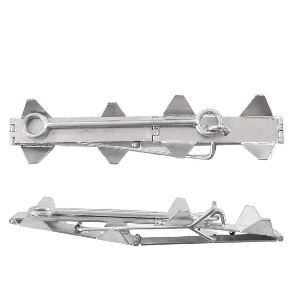 Stainless Steel Hot-DIP Galvanized Box Anchor Fishing Boat Kayak Yacht Anchor Marine Hardware Accessories