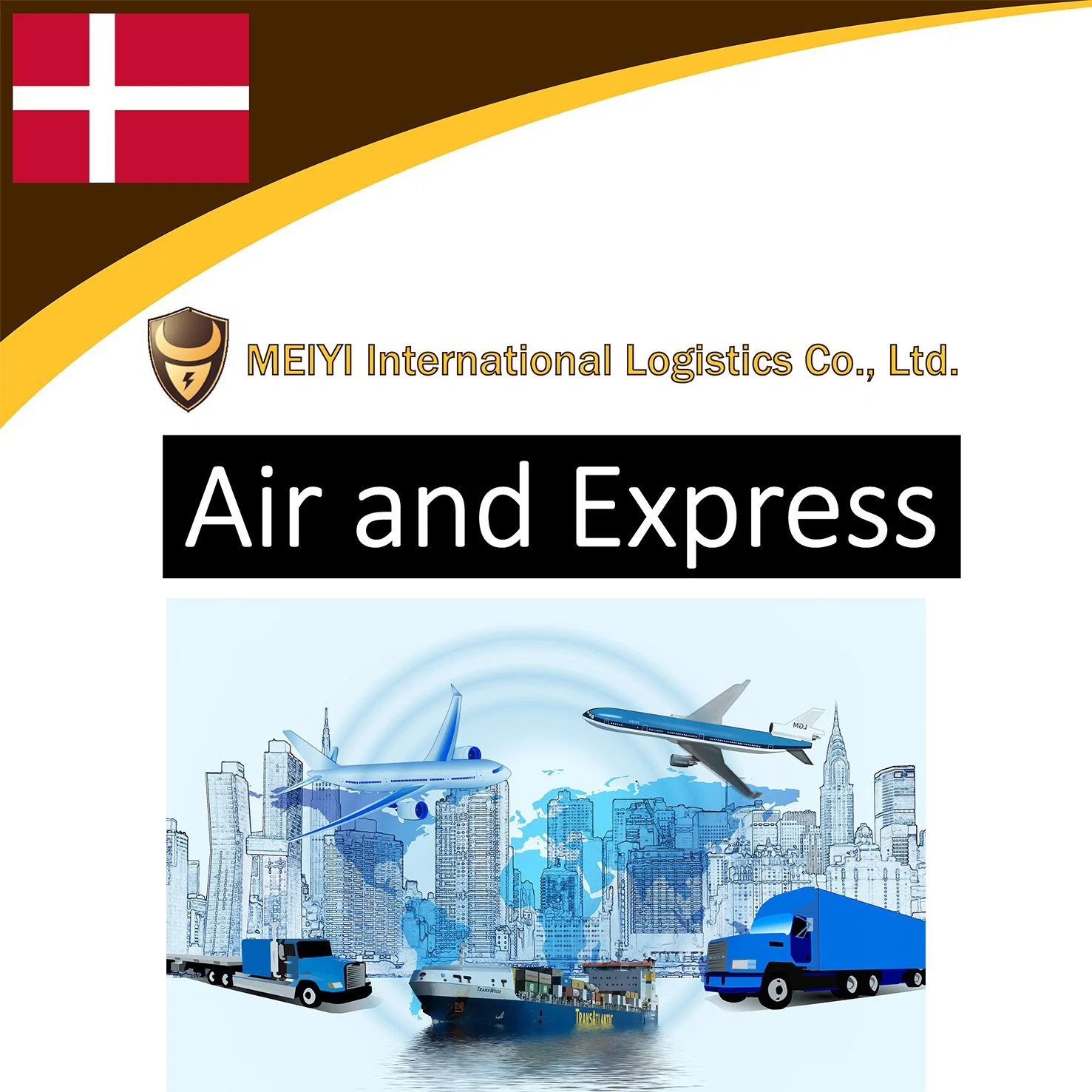 shipping service forwarder shipping to Denmark international express air freight shipping agent logistics freight freight forwarder