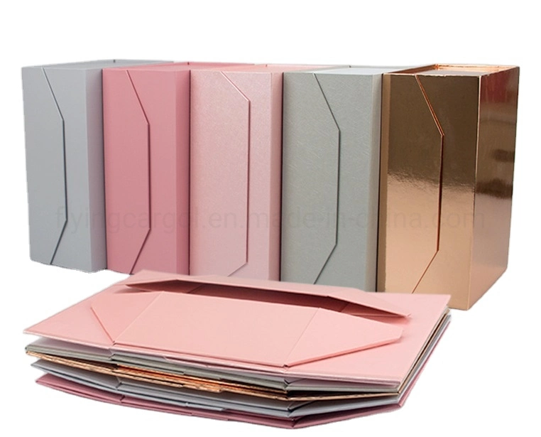 Eco Friendly Small Folding Cosmetic Gift Box Packaging Paper Box