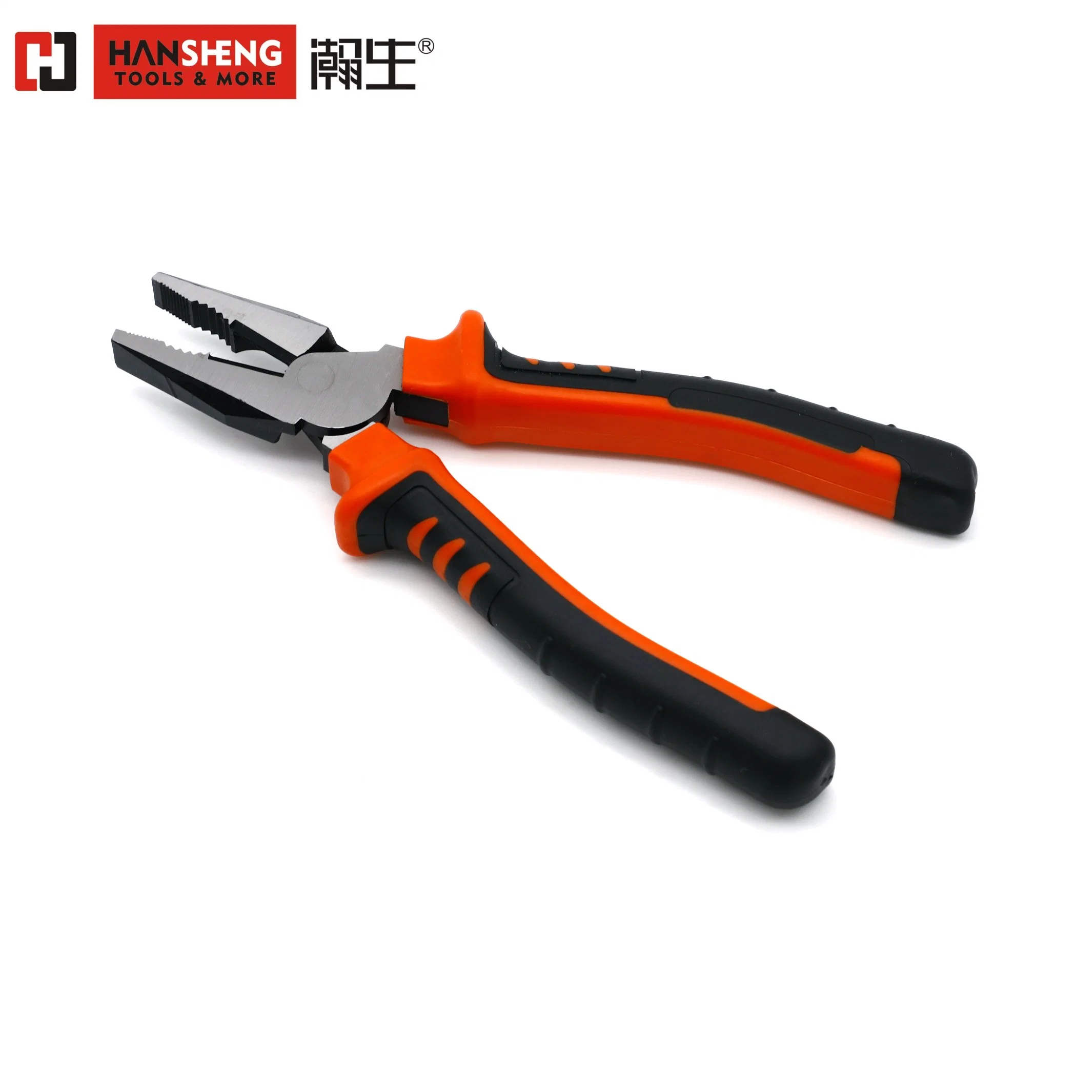 6", 7", 8", Professional Combination Pliers, Hand Tools,Hardware Tool,Pliers,Cutting Tool,Made of Carbon Steel, CRV, PVC Handles, German Type,Combination Plier