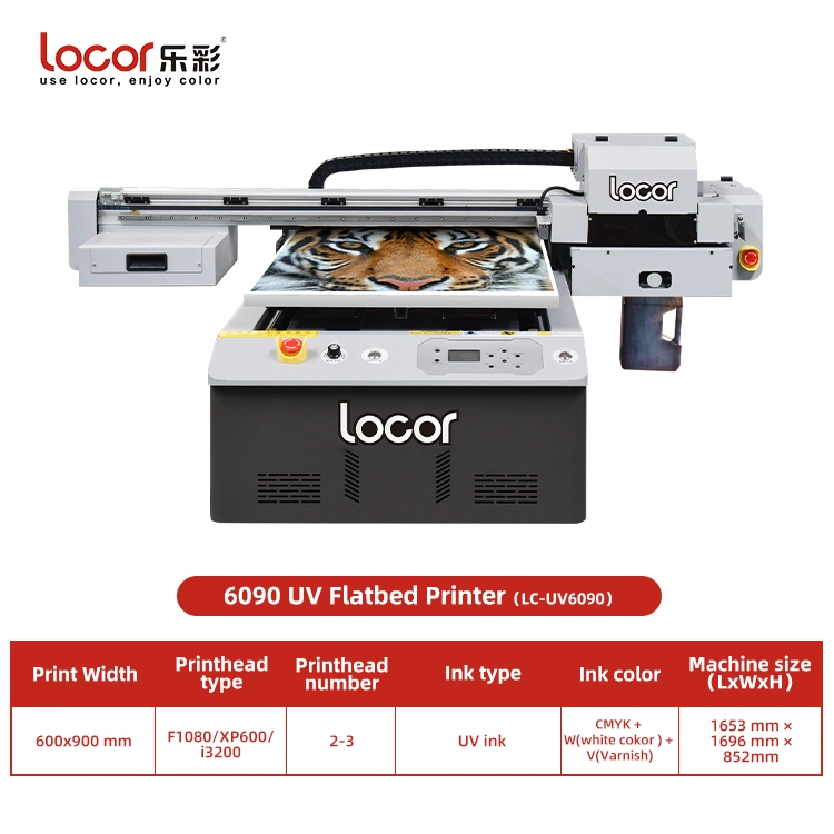 Lovor Factory 1,8m XP600/i3200 Heads Wide Digital Inkjet Druckmaschinen UV-Rollenplotter-Drucker für große Formate