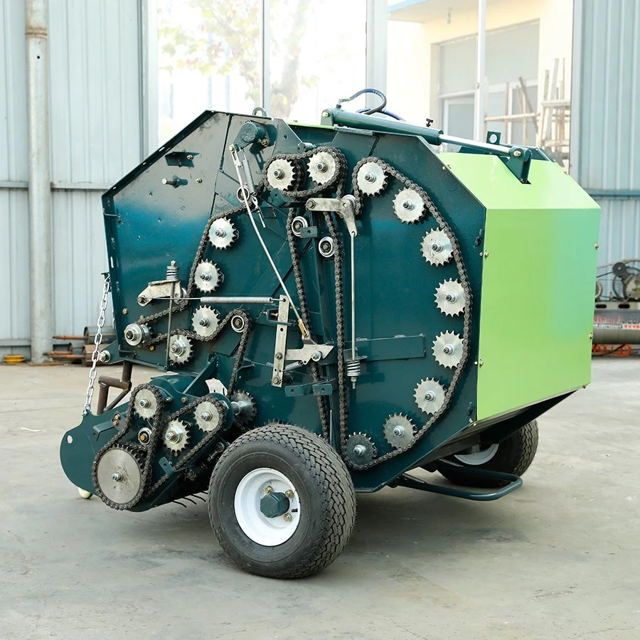 Small Volume Large Capacity Round Hay Baler Walking Tractor