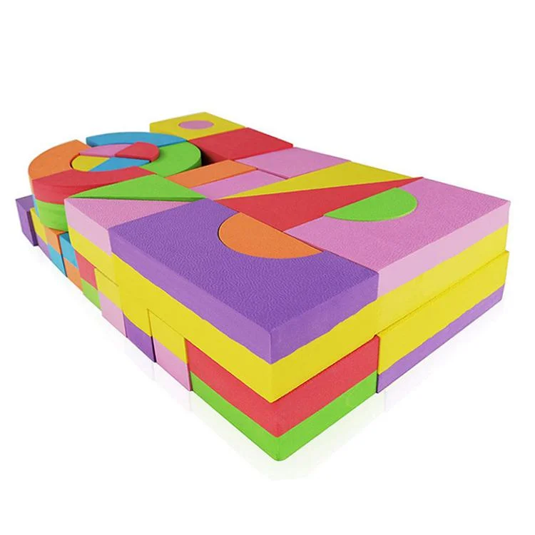 Eco-Friendly DIY Toy EVA Foam Creative Embossed Educational Building Blocks