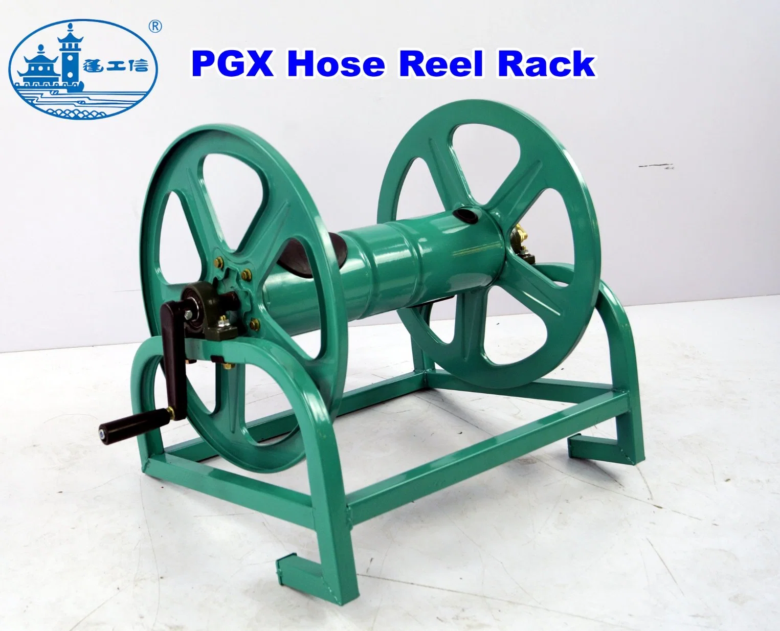 Pgx Hand Collect 50m 100m 150m 200m Spray Hose Garden Hose Reeling Rack