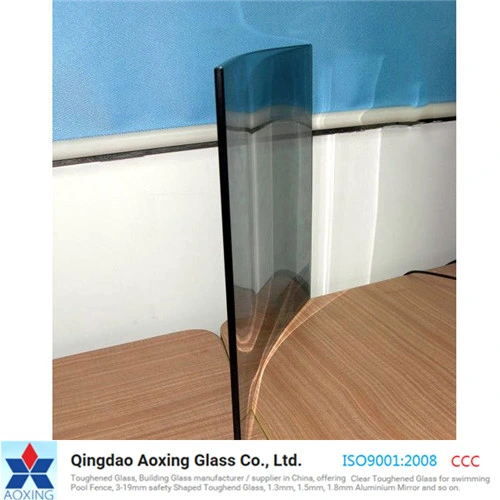 Lake Blue/Color/Tinted/Clear Toughened/Float Reflective Glass for Building/Window